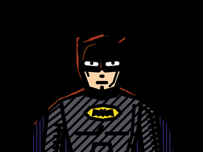 Batmanniversary batman black fanart illustration