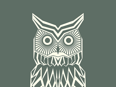 owl animal graphic grey illustration owl