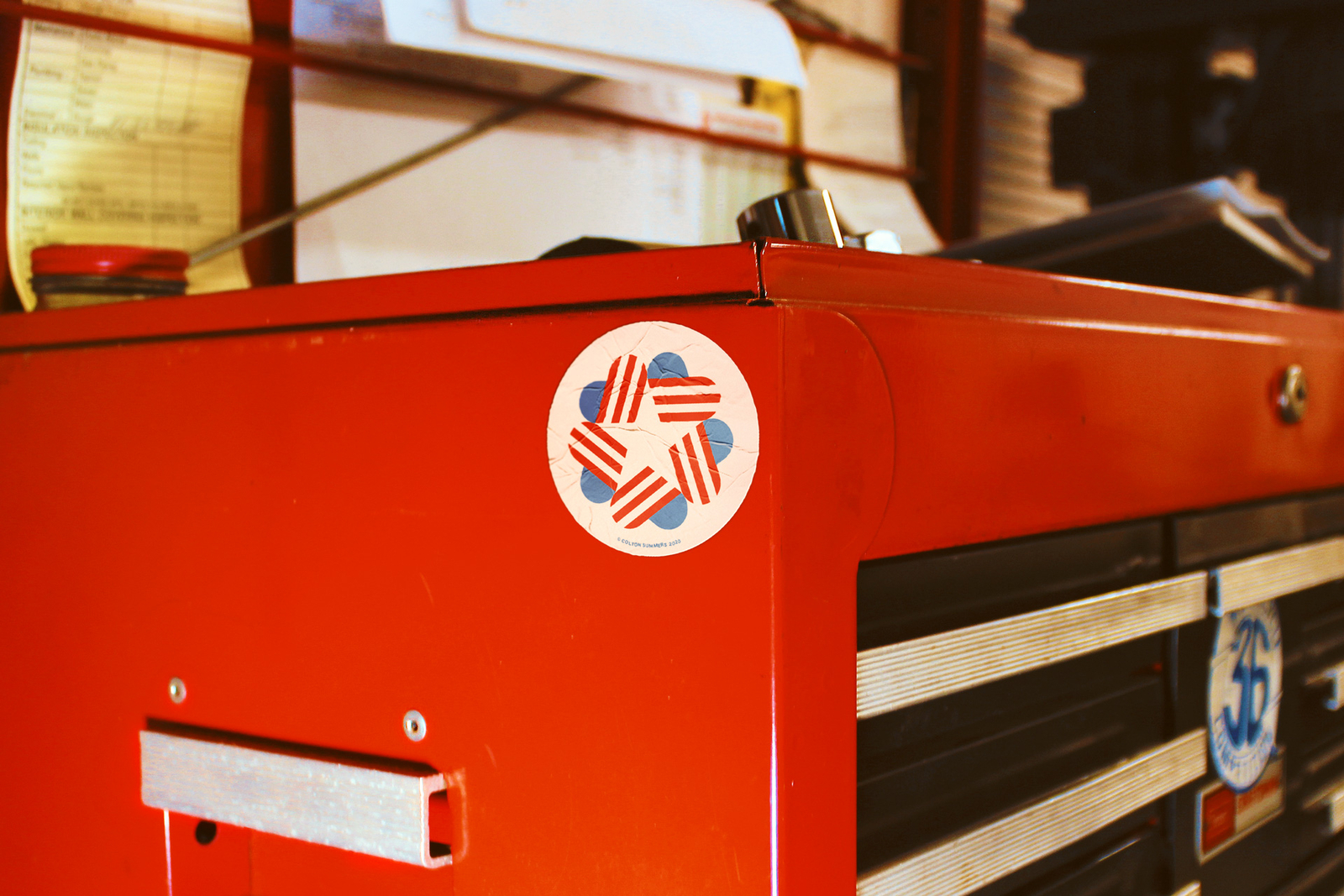 Download Toolbox Sticker Mockup By Colton Summers On Dribbble