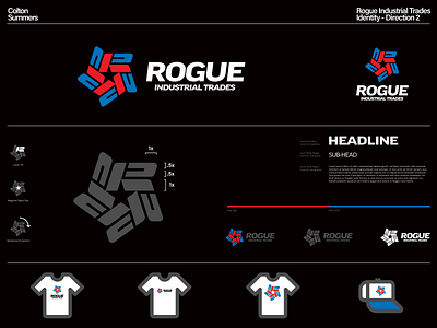 Rogue Industrial Trades Identity - Direction 2