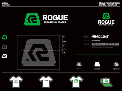 Rogue Industrial Trades Identity - Direction 5
