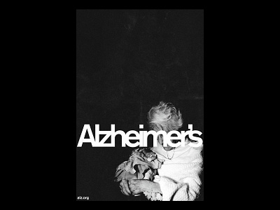 Alzheimer's Awareness Poster advocacy alzheimer alzheimers international style modernism modernist photography poster poster design print design swiss design swiss poster swiss style