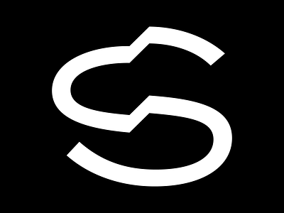 CS Extrusion Symbol brand identity branding identity design lettermark logo logo design modernist monogram symbol trademark type design