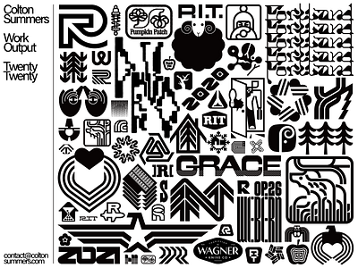 Work Output 2020 brand identity icon illustration lettermark logo logo design pictogram symbol trademark type design vector
