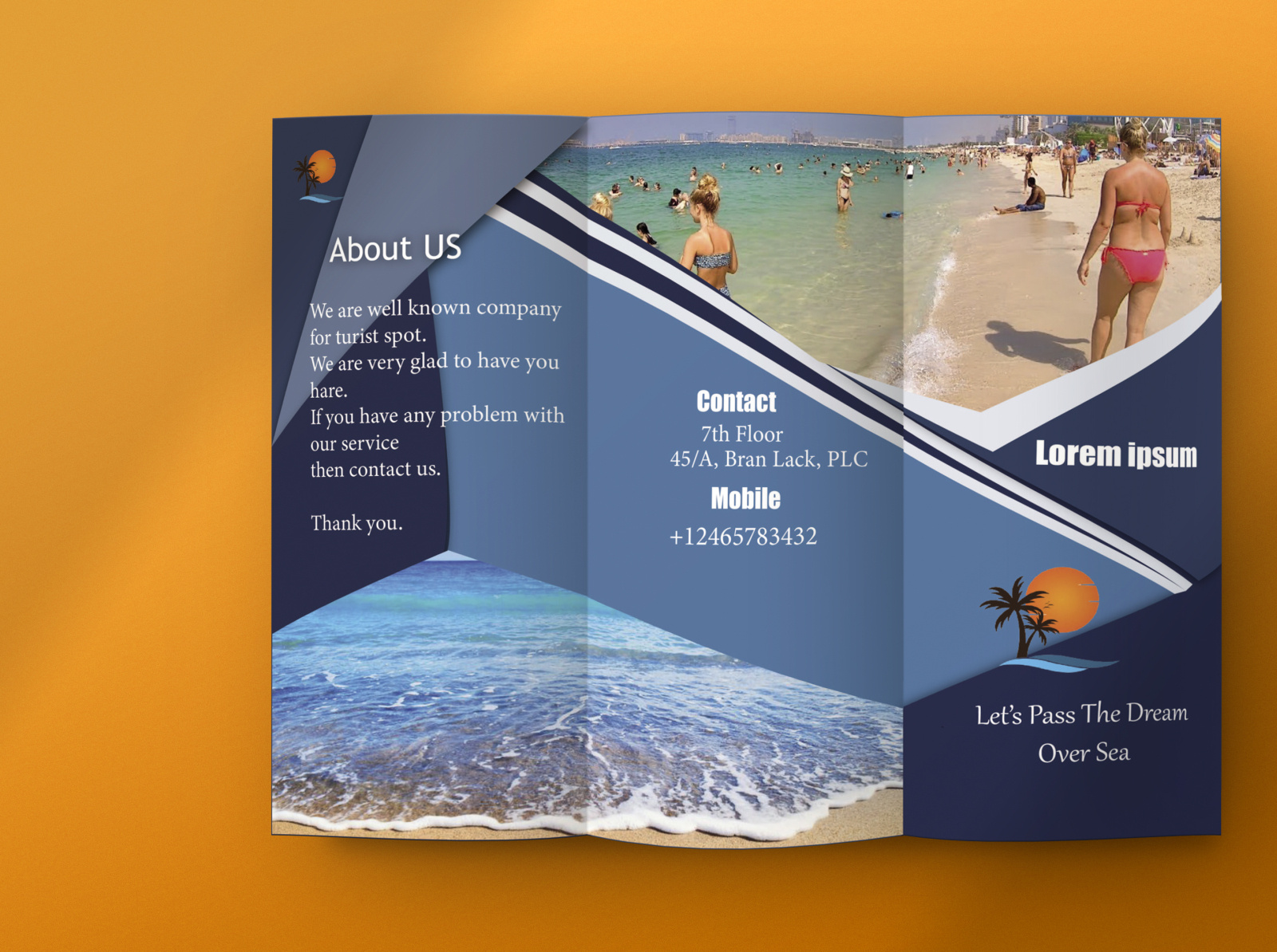 Tri fold brochure design by MD. Mainul Islam Rabby on Dribbble