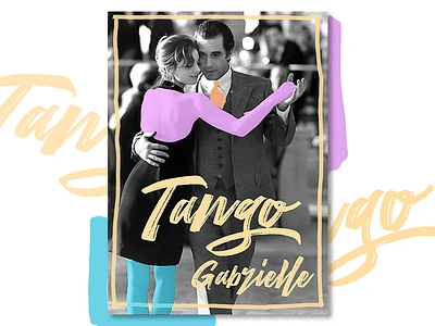 Tango #V4 art color design freelance poster typography