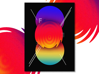 Feel #V6 art color design freelance poster typography