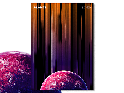 Planet #V7 art color design freelance poster typography