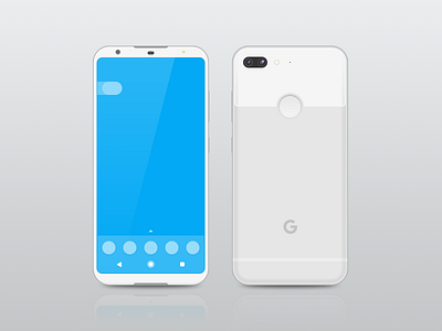 Google Pixel Concept android concept device google mobile phone pixel screen