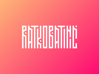 My name logo exploration "Ratko Batinić" branding design font graphic design letters logo typography vector