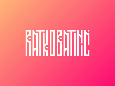 My name logo exploration "Ratko Batinić" branding design font graphic design letters logo typography vector