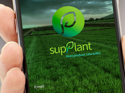 Supplant App app branding logo design