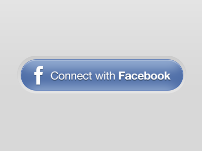 Facebook Connect button connect facebook freebie