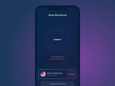 VPN Concept animation app concept connecting design vpn