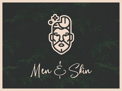 Men's Skin Care Logo branding logo typ typography
