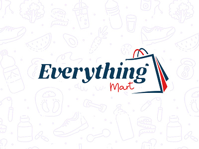 One Stop Shopping Chain Logo - EverythingMart