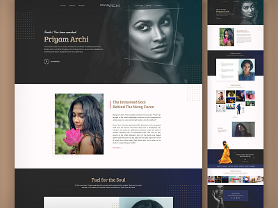 Striking & Elegant: A Portfolio Site for the Media Professionals