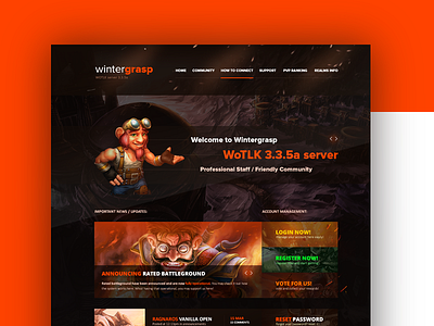 Wintergrasp Wow esport server design web design wintergrasp world of warcraft wotlk wow wow design