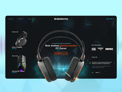 Steelseries product page