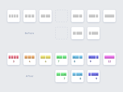 Column Layout Icons