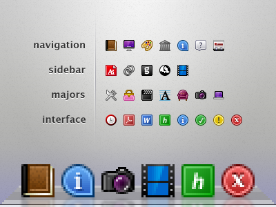 Library Icon Sheet