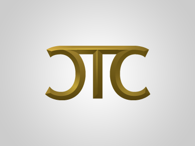 Personal Logo Mark ctc gilded glyph gold logo logo mark metal personal wrought