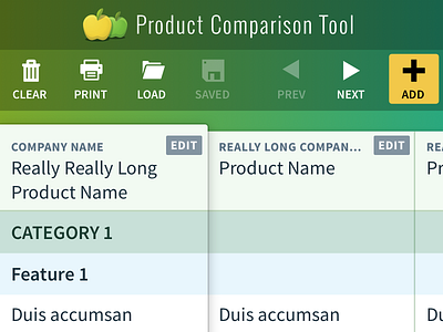 Product Comparison