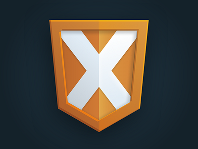 Ultimate X Logo Detail agile html identity logo shield team logo ux