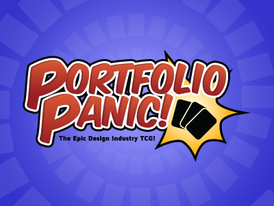 Portfolio Panic! TCG Logo card game logo panic! portfolio portfolio panic! tcg trading card game