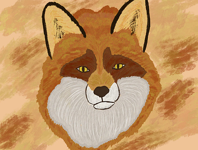 Red Fox II animals brushes digital art digital artist digital illustration digital painting huion illustration life love nature painting photoshop red fox vulpes vulpes