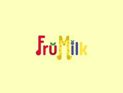 Frumilk branding graphic design logo design