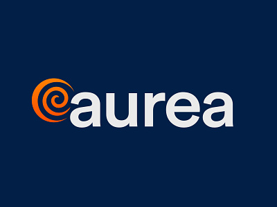 Aurea - Professional Logotype ai branding circular fire flat icon illustration logo logotype minimal spiral typography vector vortex web