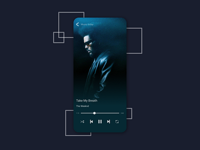 Daily UI 009 - Music Player app dailyui design mobile ui