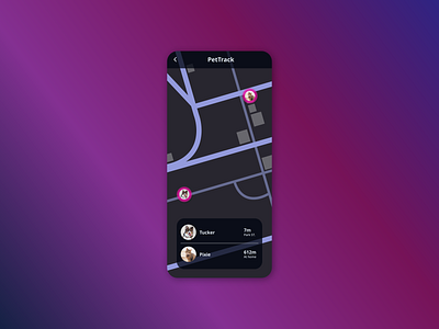 Daily UI 020 - Location tracker app dailyui design mobile ui