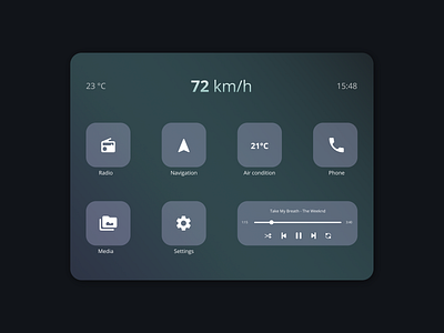 Daily UI 034 - Car Interface