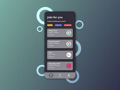 Daily UI 050 - Job listing