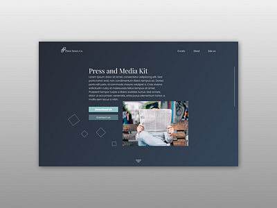 Daily UI 051 - Press page dailyui dailyuichallenge design ui uxui