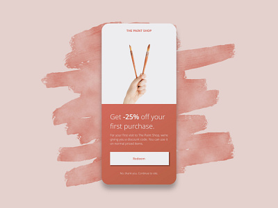 Daily UI 61 - Redeem Coupon