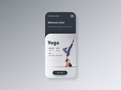 Daily UI 62 - Workout of the day