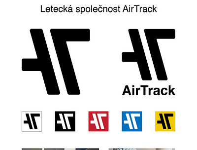 AirTrack air design logo plane