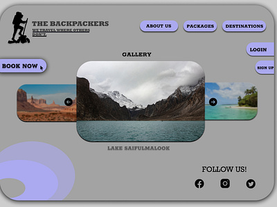 THE BACKPACKERS LANDING PAGE