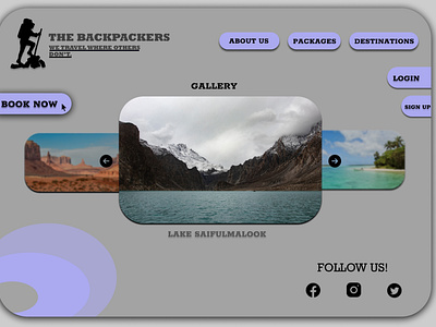 THE BACKPACKERS LANDING PAGE