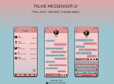 TALKIE MESSENGER UI