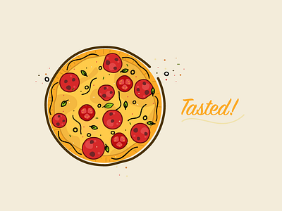 Tasted Pizza!