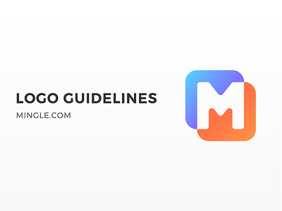 Mingle Logo Guideline - Rejected Logo branding guideline logo redesign