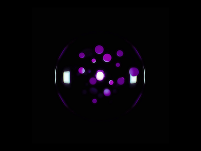 Noisy ball animation balls black c4d cinema4d curtis dark design exploration glass help instagram light light source lighting noise purple rotate video visual