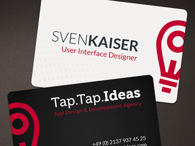 Business Cards for TapTapIdeas.com