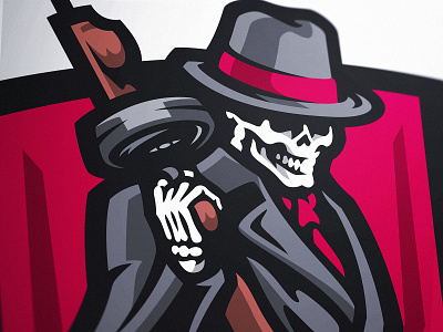 Mafia Skull Esports Logo