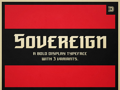 Sovereign Black Letter Esports Font
