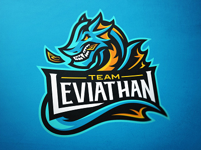 Team Leviathan Esports Logo card gaming dasedesigns dragon dragon design dragon logo dragon mascot esports esports logo gaming illustration leviathan logo mascot mascot logo sports